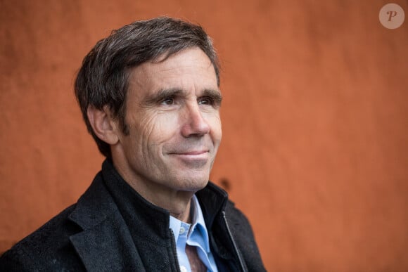 David Pujadas au village lors des internationaux de tennis de Roland Garros à Paris, France, le 5 juin 2019. © Jacovides-Moreau / Bestimage