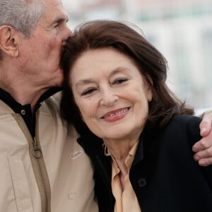 Claude Lelouch, Anouk Aimée au photocall du film Les plus belles années d'une vie lors du 72ème Festival International du film de Cannes. Le 19 mai 2019 © Jacovides-Moreau / Bestimage 