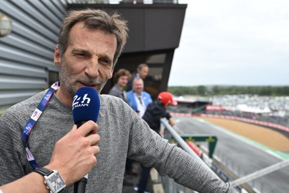 Exclusif - Mathieu Kassovitz interviewé par Vincent Cerutti lors des 24H du Mans 2024, le 15 juin 2024.