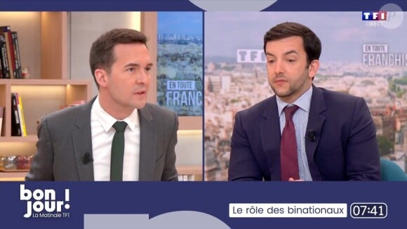 A deux jours du premier tour des élections législatives, Adrien Gindre a fait face à Jean-Philippe Tanguy
Adrien Gindre face à Jean-Philippe Tanguy sur le plateau de "Bonjour !"