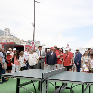 Exclusif -  Le prince Albert II de Monaco au port Hercule pour les festivités dans le cadre du centenaire de l'AS Monaco Omnisports le 22 juin 2024. © Claudia Albuquerque / Bestimage