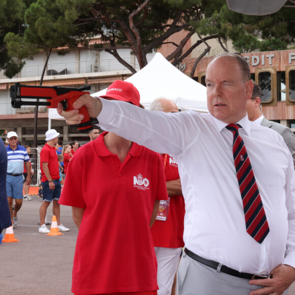 Le prince Albert s'est rendu à la fête du Sport au port Hercule pour célébrer les festivités dans le cadre du centenaire de l'AS Monaco Omnisports
Exclusif - Le prince Albert II de Monaco au port Hercule pour les festivités dans le cadre du centenaire de l'AS Monaco Omnisports