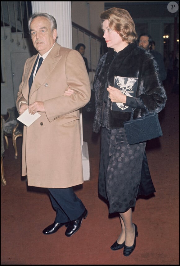 Le prince Rainier de Monaco et Grace Kelly