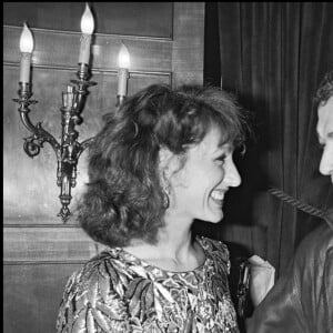 



Elle est restée près de dix ans en couple avec lui...Nathalie Baye et son compagnon Philippe Léotard à la soirée des César 1983












