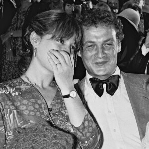 Dix ans de passion, mais aussi de combats...
Nathalie Baye, son compagnon Philippe Léotard, au Festival de Cannes en 1978