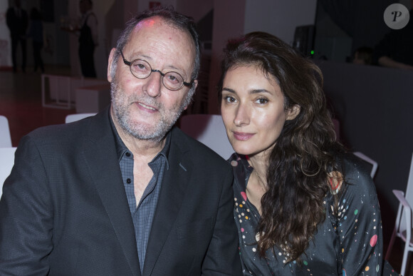 Exclusif - Jean Reno et sa femme Zofia Borucka - Le Prix Clarins pour l'enfance fête ses 20 ans et récompense sa nouvelle femme de coeur L.Hallyday pour son association La Bonne Étoile à l'hôtel Salomon de Rothschild à Paris, France, le 14 mars 2017. © Borde-Jacovides/Bestimage