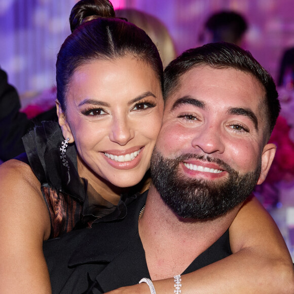 Kendji Girac et Eva Longoria lors de la 11ème édition de la soirée Global Gift Gala à l'hôtel Four Seasons George V à Paris le 30 septembre 2023