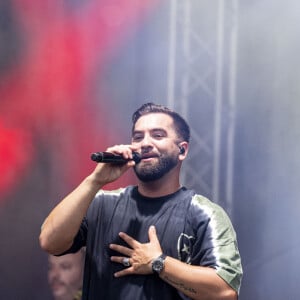 Kendji Girac en concert lors du Festival "Paris Paradis" au parc de la Villette à Paris le 10 septembre 2023