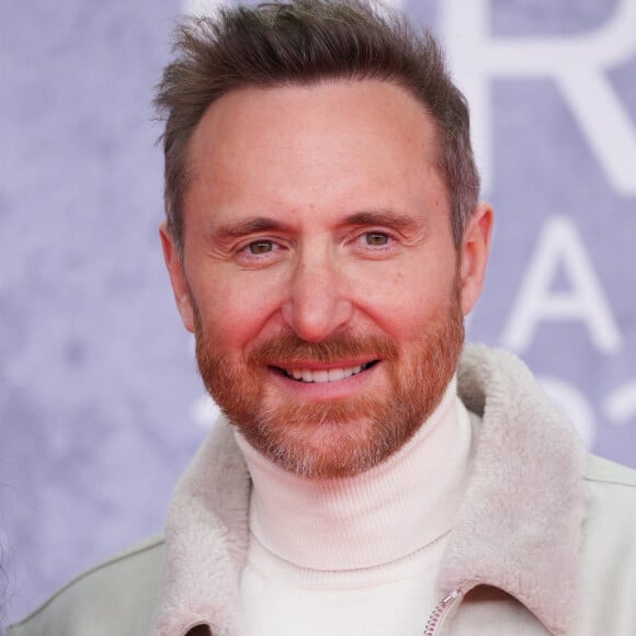 David Guetta - Les personnalités assistent aux Brit Awards à l'O2 Arena à Londres, le 8 février 2022.