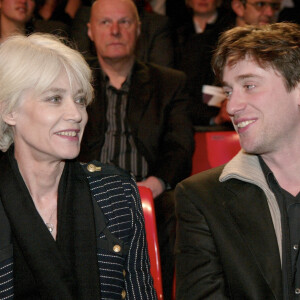 Françoise Hardy et son fils Thomas Dutronc