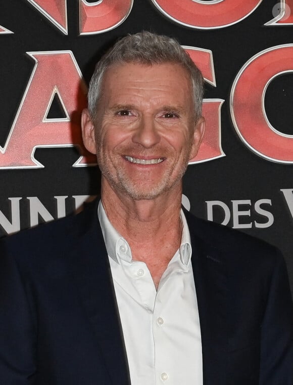 Denis Brogniart a porté plainte.
Denis Brogniart - Première du film "Donjons et Dragons : L'Honneur des voleurs" au Grand Rex à Paris le 22 mars 2023. © Coadic Guirec/Bestimage