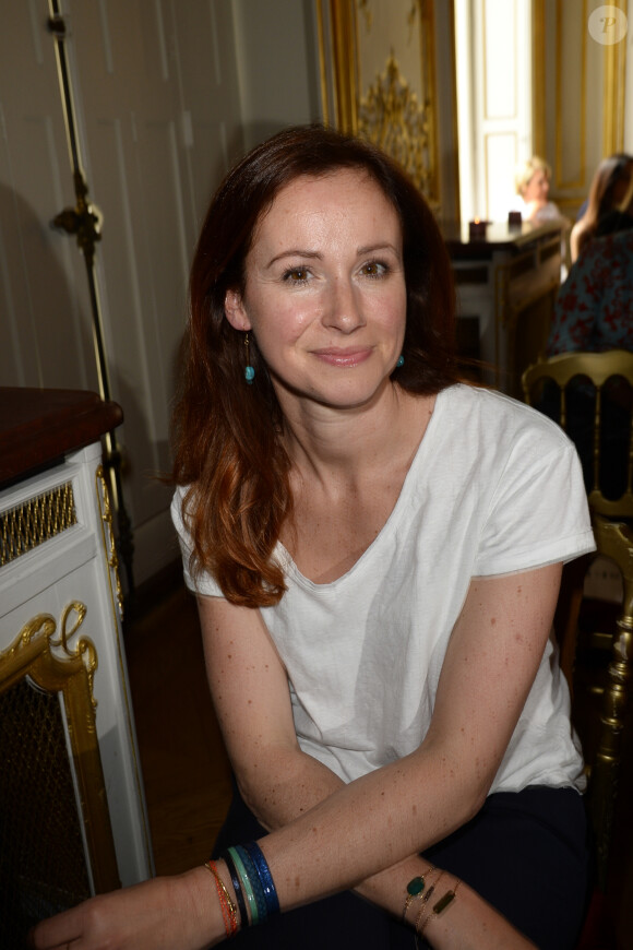 Sophie Ferjani à la conférence de presse de la Flamme Marie Claire à l'hôtel Marois dans les salons France-Amériques à Paris le 14 juin 2016. © Coadic Guirec / Bestimage  