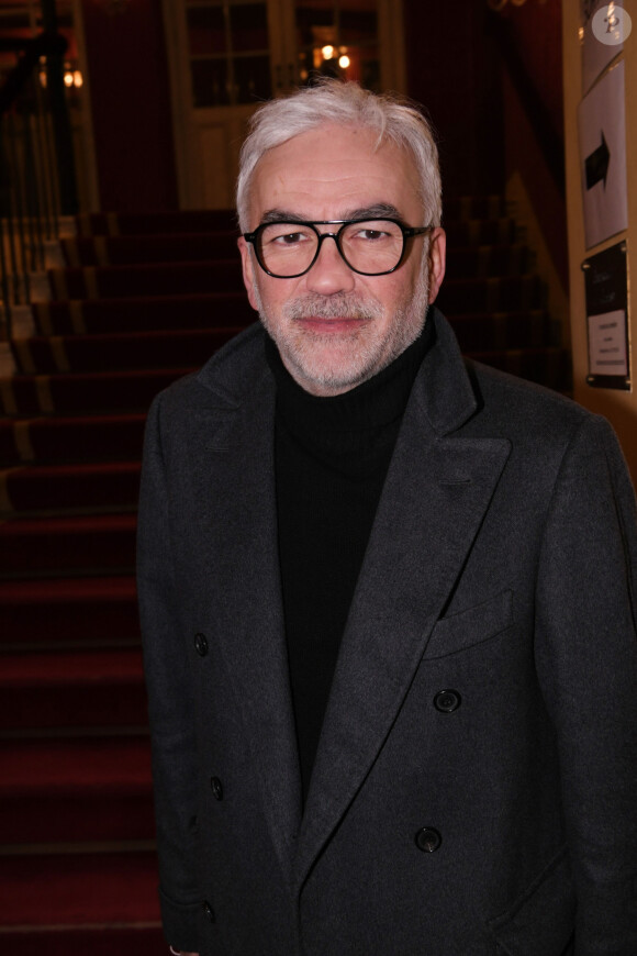 "CNEWS a largement mené une campagne pour un parti politique qui est arrivé troisième", a ainsi balancé Hadrien Clouet.
Exclusif - Pascal Praud lors de la première de la pièce de théâtre "L'avare" au Théâtre des Variétés à Paris le 15 janvier 2022 © Rachid Bellak / Bestimage