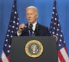 Joe Biden, jeudi 11 juillet, lors d'une longue conférence de presse organisée à la fin du sommet de l'Otan.