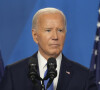 Joe Biden, jeudi 11 juillet, lors d'une longue conférence de presse organisée à la fin du sommet de l'Otan.