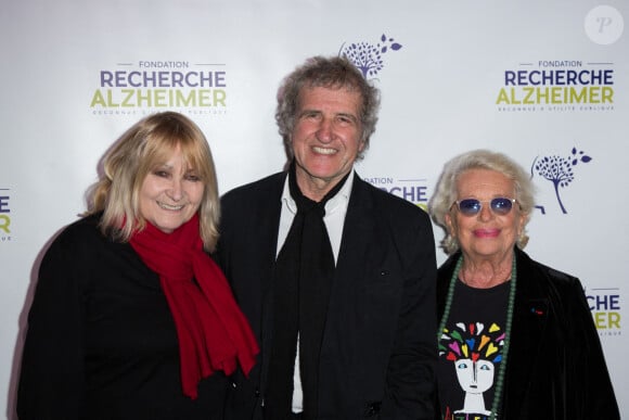 Julie Leclerc, Gérard Leclerc et Véronique de Villele assistent au 15e gala de la Fondation Alzheimer à L'Olympia le 15 mars 2022 à Paris. Nasser Berzane/ABACAPRESS.COM