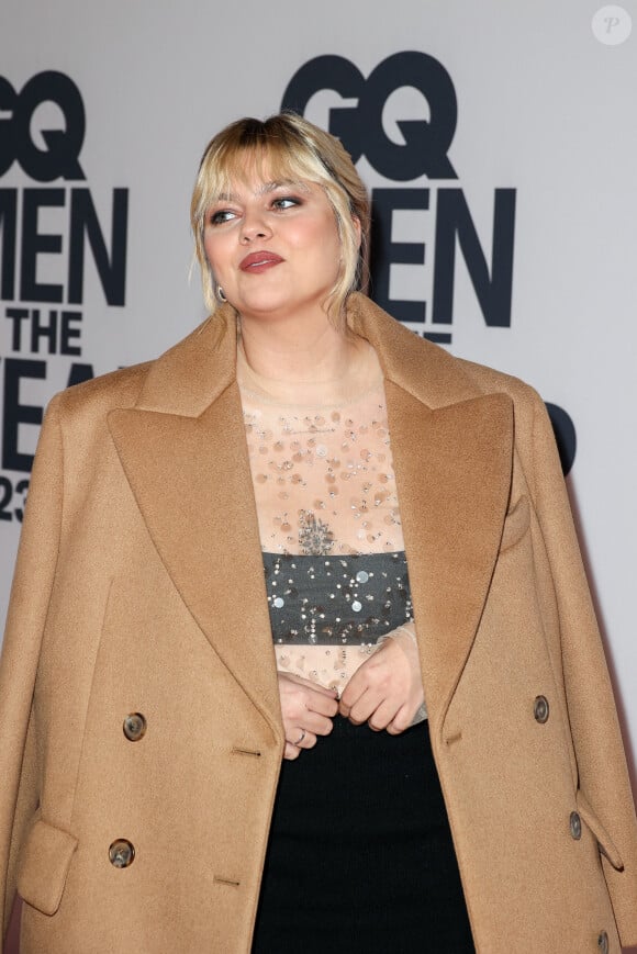 Louane Emera assiste au photocall des GQ Men of the Year Awards 2023 au Shangri La, le 30 novembre 2023 à Paris. Nasser Berzane/ABACAPRESS.COM