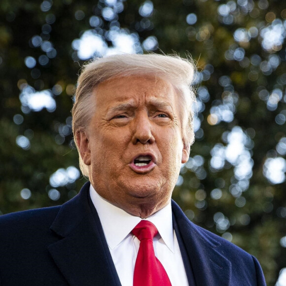 Donald Trump et sa femme Melania quittent définitivement la Maison Blanche à Washington, le 20 janvier 2021