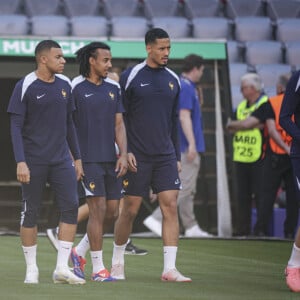 Une polémique de plus dans la rivalité entre la France et l'Argentine
 
Kylian Mbappé Entraînement de l'équipe de France de football avant leur match de demi-finale du Championnat d'Europe de football contre l'Espagne à l'Allianz Arena de Munich, Allemagne, le 8 juillet 2024. © Elyxandro Cegarra/Panoramic/Bestimage