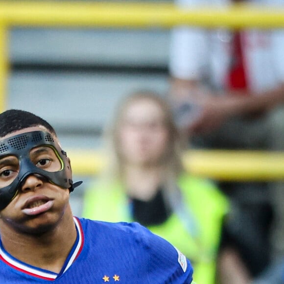 Kylian Mbappé - Match de l'Euro 2024 opposant la France à la Pologne (1-1) à Dortmund le 25 juin 2024.