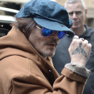 
Johnny Depp à la Maison Paramount le 9 mai 2024 à Londres