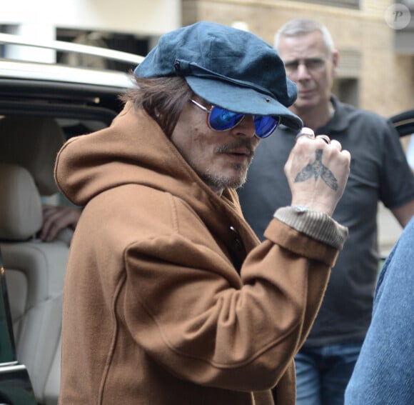 
Johnny Depp à la Maison Paramount le 9 mai 2024 à Londres