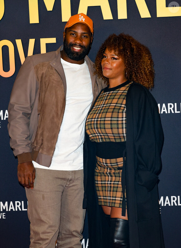 Ensemble, ils ont eu deux enfants, Eden (né en 2014) et Ysis (née en 2018)
 
Teddy Riner et sa femme Luthna Plocus - Première du film "Bob Marley One Love" au Grand Rex à Paris le 1 fevrier 2024. © Coadic Guirec/Bestimage