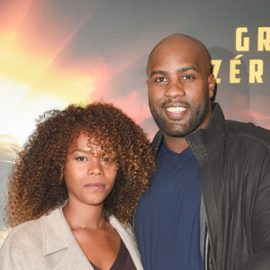 Luthna Plocus et son compagnon Teddy Riner - Avant-première du film "Black Snake" à l'UGC George V à Paris le 18 février 2019. © Coadic Guirec/Bestimage