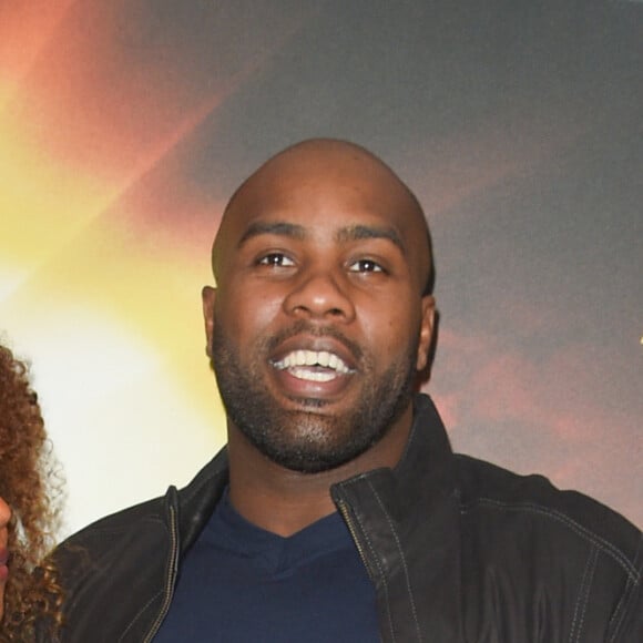 Luthna Plocus et son compagnon Teddy Riner - Avant-première du film "Black Snake" à l'UGC George V à Paris le 18 février 2019. © Coadic Guirec/Bestimage