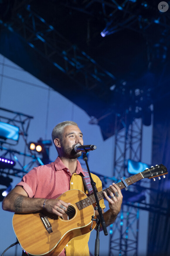 Jérémy Frerot lors du concert NRJ Music Tour à Toulouse. Le 14 juillet 2022 © Frédéric Maligne / Bestimage