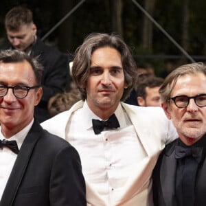 Alexandre de La Patellière, Dimitri Rassam, Matthieu Delaporte - Descente des marches du film " Le comte de Monte-Cristo " lors du 77ème Festival International du Film de Cannes, au Palais des Festivals à Cannes. Le 22 mai 2024 © Olivier Borde / Bestimage 