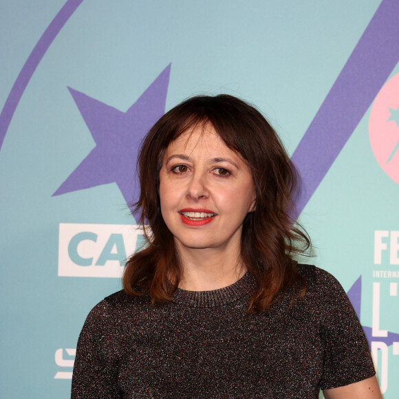 Valérie Bonneton au photocall des arrivées de la cérémonie de clôture du 27ème Festival International du Film de Comédie de l'Alpe d'Huez, France, le 20 janvier 2024. © Dominique Jacovides/Bestimage