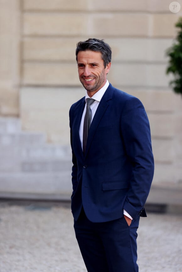 Cette année-là, il fut élu président du comité d'organisation des Jeux Olympiques de Paris 2024
Tony Estanguet - Dîner d'état en l'honneur du président des Etats-Unis et sa femme au palais de l'Elysée à Paris, à l'occasion de leur visite officielle en France. Le 8 juin 2024 © Jacovides-Moreau / Bestimage 