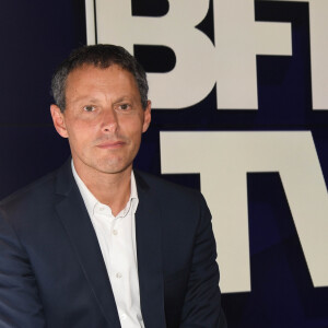 Nous venons de l'apprendre, Marc-Olivier Fogiel quitte BFM.
Marc-Olivier Fogiel, PDG de BFM.TV - Conférence de presse de rentrée de BFM.TV à Paris. © Guirec Coadic / Bestimage