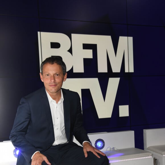 Enfin, il a rendu un bel hommage à ses collaborateurs avec qui, comme il le dit, il a passé un quinquennat.
Marc-Olivier Fogiel, PDG de BFM.TV - Conférence de presse de rentrée de BFM.TV à Paris le 5 septembre 2019. © Guirec Coadic / Bestimage