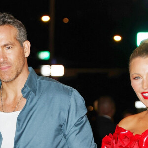 Blake Lively, Ryan Reynolds et Gigi Hadid sortent ensemble à l'after-party de "Deadpool & Wolverine" à New York.