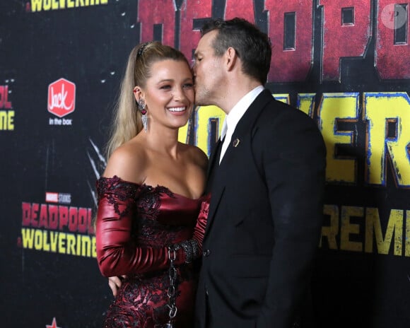 Blake Lively, Ryan Reynolds à la première de "Deadpool & Wolverine" au Lincoln Center à New York.