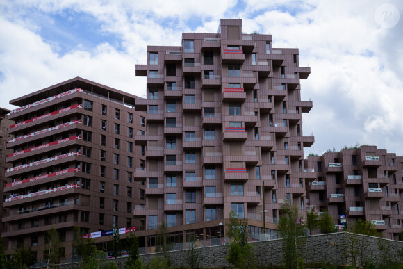 Le village olympique, à Saint-Denis, France.