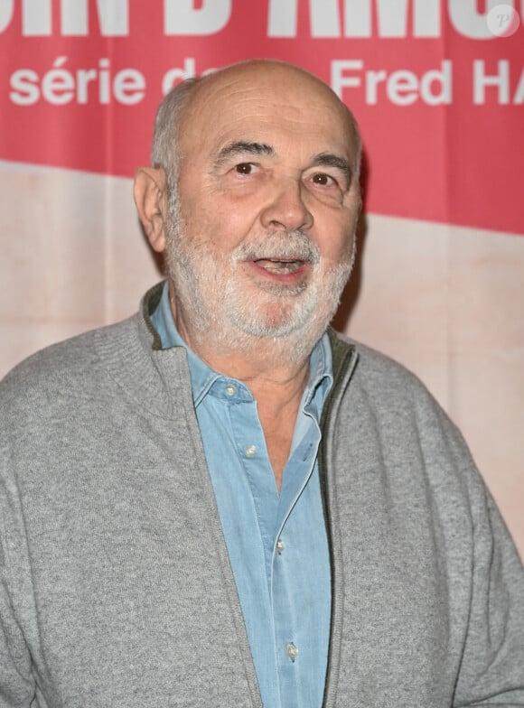 Gérard Jugnot - Avant-première du film "Besoin d'amour" au cinéma Max Linder à Paris le 4 avril 2023. © Coadic Guirec/Bestimage 