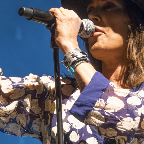 Zazie en concert à l'occasion du festival Les Belles journées à Bourgoin Jallieu le 7 septembre 2019. © Sandrine Thesillat / Panoramic / Bestimage