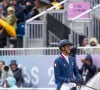 L'équitation à Versailles est notamment très suivie, d'autant plus avec la victoire du français Stéphane Landois qui a touché en plein coeur Julien Courbet pour une raison toute particulière.
Stephane Landois - Equitation - Epreuve de Dressage à Versailles- JO 2024 - Jeux Olympiques 2024 - 26 juillet 2024 © Pierre Perusseau / Dominique Jacovides / Bestimage