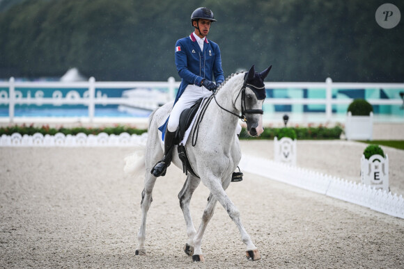 LANDOIS Stephane of France during the eventing, team and individual dressage, Olympic Games Paris 2024 on 27 July 2024 at Chateau de Versailles in Versailles, France. © Matthieu Mirville / DPPI Media / Panoramic /Bestimage