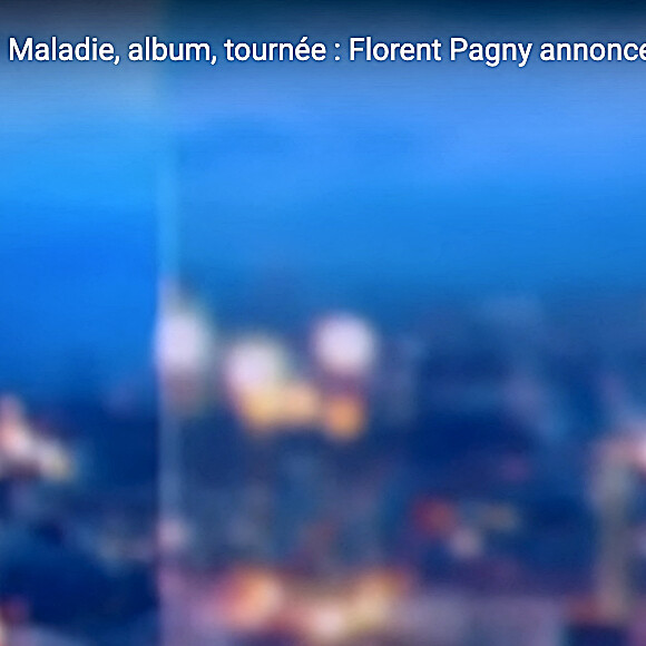 Florent Pagny, qui va beaucoup mieux, était l'invité de Gilles Bouleau aux 20 heures de TF1 le jeudi 16 novembre. © Captute TV TF1 via Bestimage