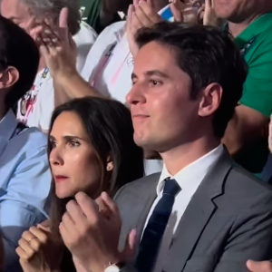 Pour mémoire, Gabriel Attal a vécu une petite romance avec la chanteuse lorsqu'ils étaient plus jeunes
Gabriel Attal dévoile une vidéo de lui aux côtés de son ex Joyce Jonathan lors des Jeux Olympiques de Paris.