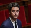 Celui qui a récemment été réélu député a assisté au sacre olympique de Manon Apithy-Brunet aux côtés de son ancienne petite-amie
Gabriel Attal après les résultats du troisième tour de l'élection du président de la chambre basse à l'Assemblée nationale française à Paris. Le 18 juillet 2024 © Stéphane Lemouton / Bestimage