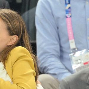 Gabriel Attal était heureux de voir Natalie Portman
Natalie Portman et Gabriel Attal lors de la finale de l'épreuve par équipe de gymnastique à l'Arena Bercy à Paris le 30 juillet 2024. Photo by Laurent Zabulon/ABACAPRESS.COM