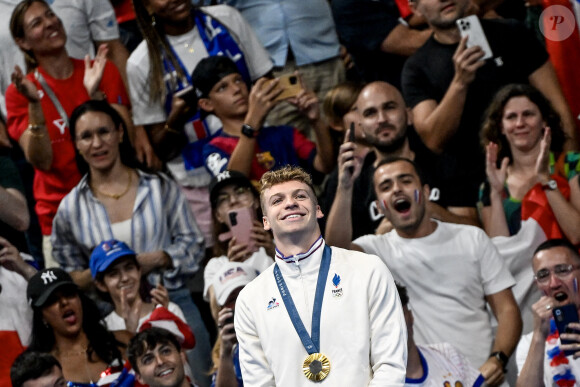 Léon Marchand a remporté la médaille d'or du 400m quatre nages le 28 juillet dernier