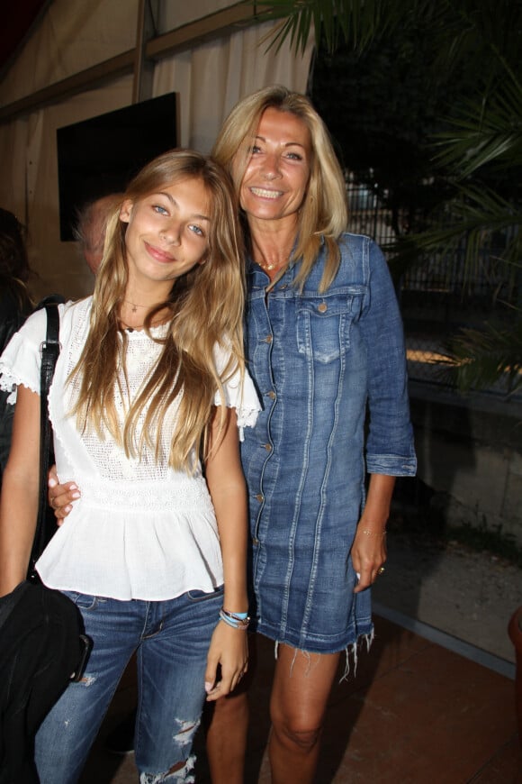 Exclusif - Natty Belmondo et sa fille Stella - Soirée d'inauguration de la 35ème fête foraine des Tuileries au Jardin des Tuileries à Paris, le 22 juin 2018. © Coadic Guirec/Baldini/Bestimage