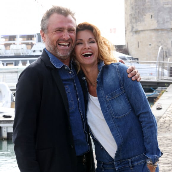 Alexandre Brasseur et Ingrid Chauvin de "Demain nous appartient" - Festival de la Fiction de La Rochelle. Le 18 septembre 2021 © Jean-Marc Lhomer / Bestimage