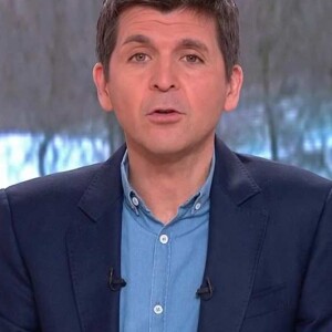 En juillet, l'animateur de "Télématin", Thomas Sotto, s'est retrouvé dans la tourmente
Thomas Sotto sur le plateau de "Télématin"